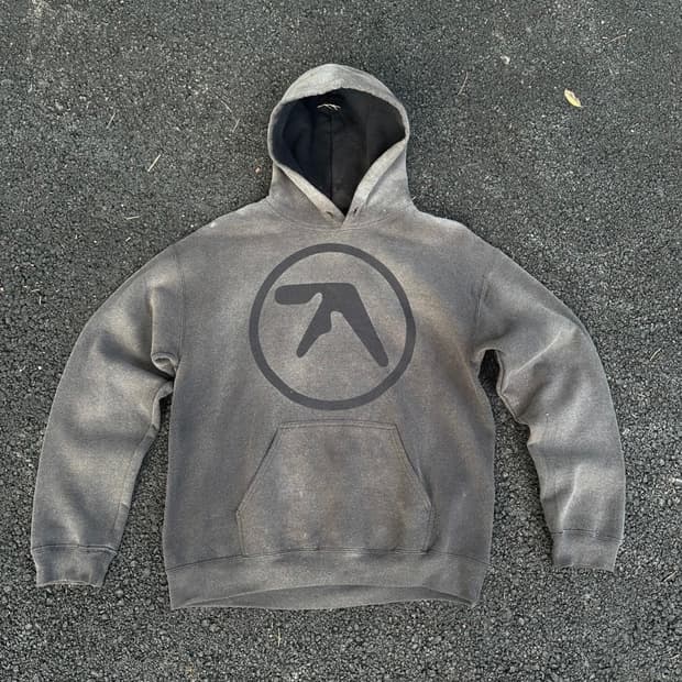 빈티지 00s Aphex Twin Faded Hoodie