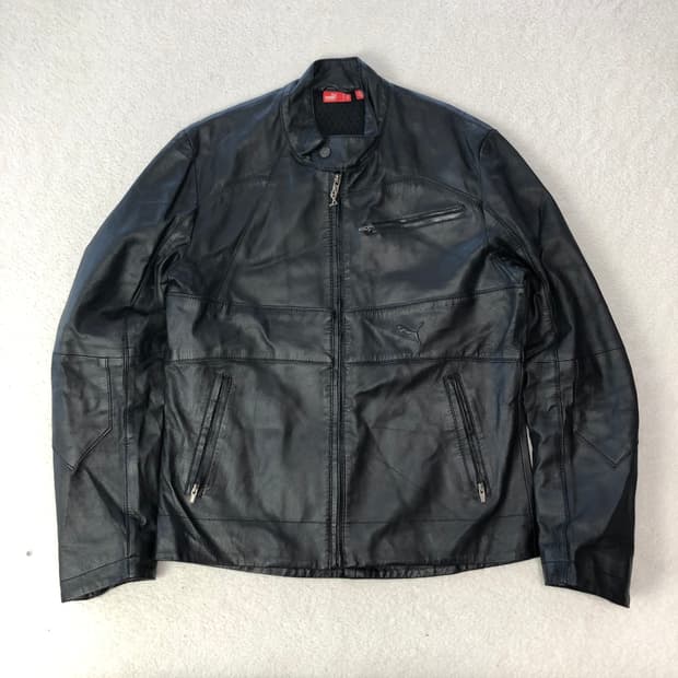 2000s 푸마x두카티 레더자켓 