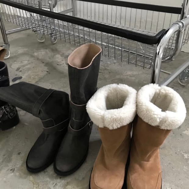 수제화 위아 어그부츠 양모 스웨이드 부츠 마크들리 딥뮤즈 더무이 오소이