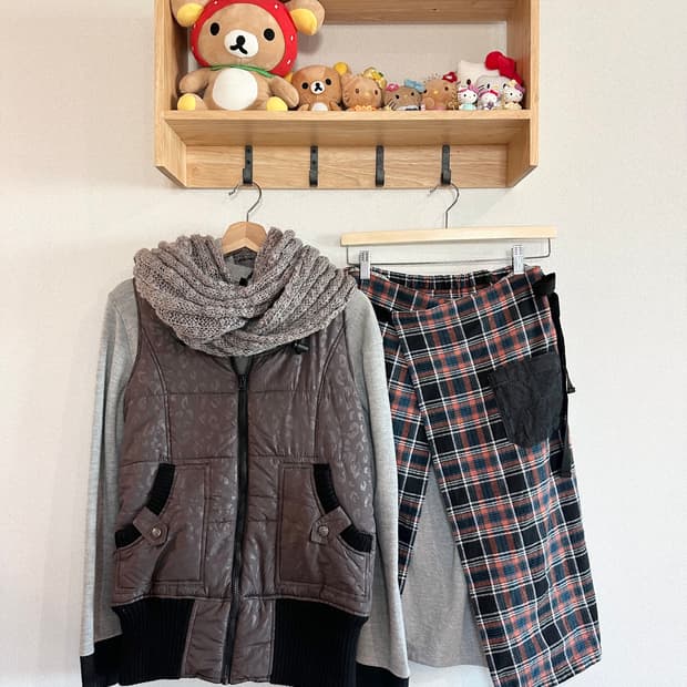 jpn 괴짜 키치 러힙 펑크 y2k 레이어드 코디세트