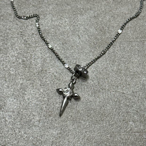 Gem cross - 젬 크로스 목걸이