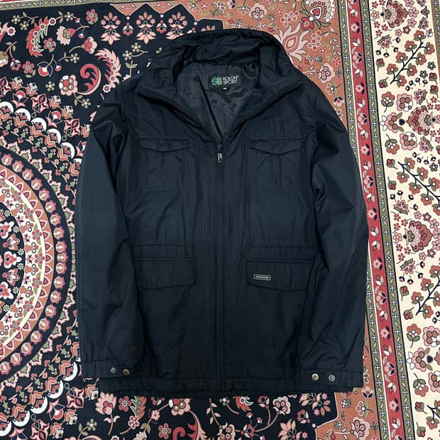 코오롱 스포츠 하이넥 4포켓 바람막이 자켓 M/95