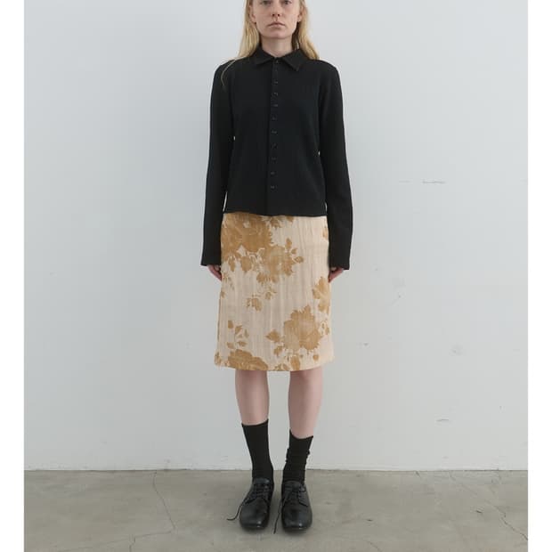 nothingeverything  SILKY FLORAL MIDI SKI