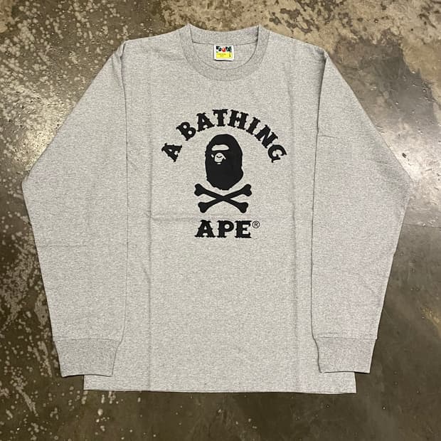 새상풉 베이프 해적컬리지 L / XL 그레이
