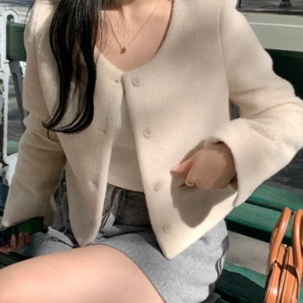 리브아워 코트 울 자켓