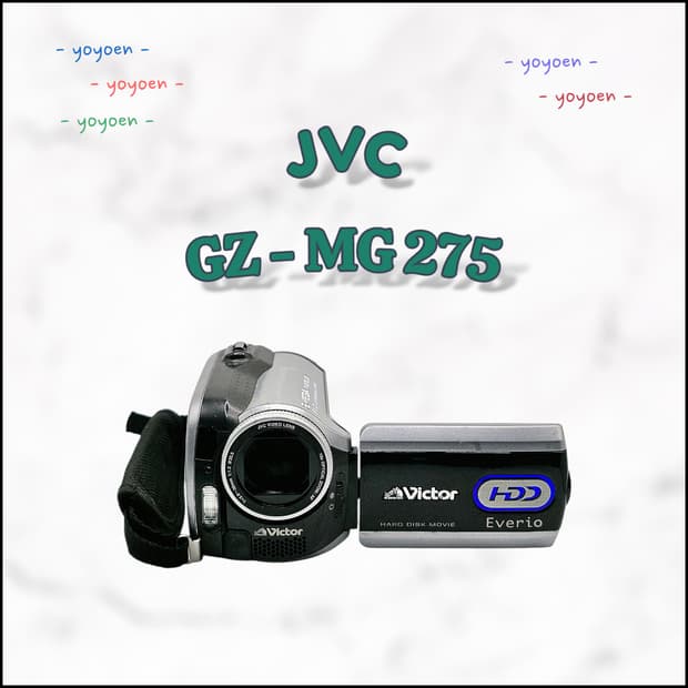 JVC GZ-MG275 블랙 빈티지캠코더