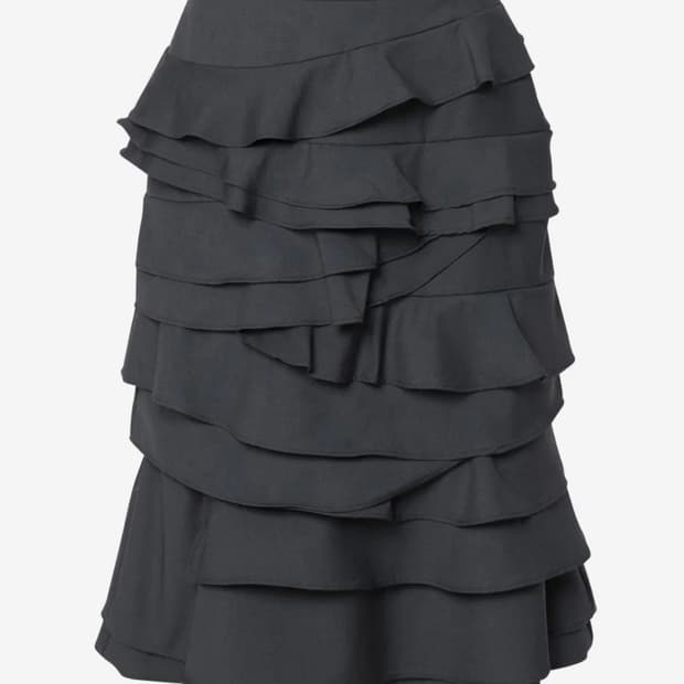 Flare up 플레어업 Faye Frill Midi Skirt