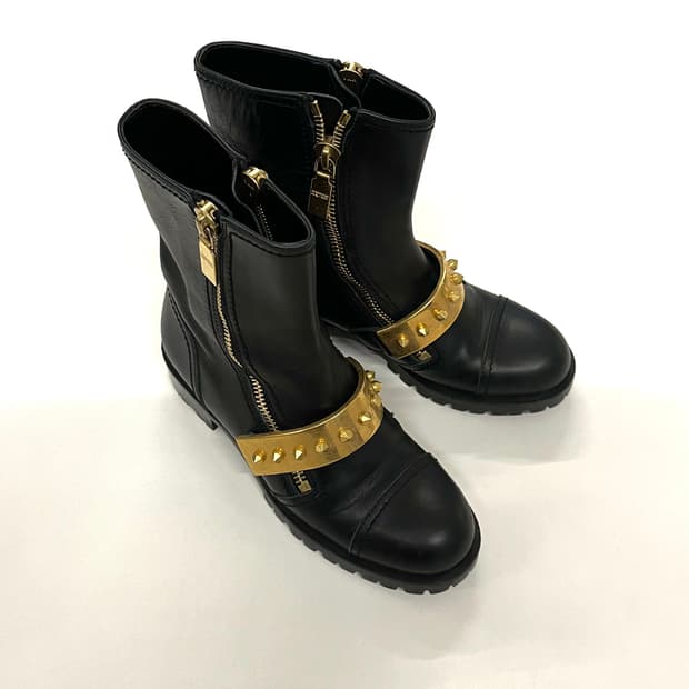 알렉산더 맥퀸 스터드 바이크 부츠