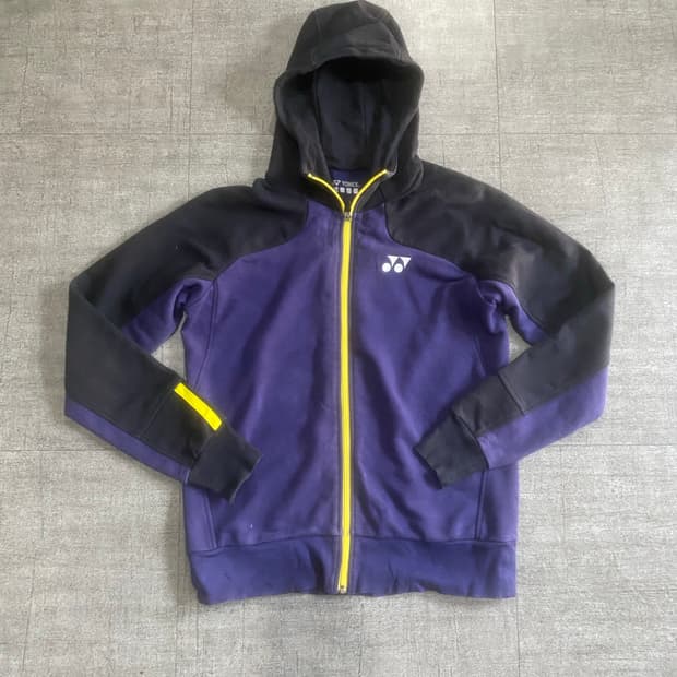 Yonex 올드스쿨스트릿 배색 후드집업