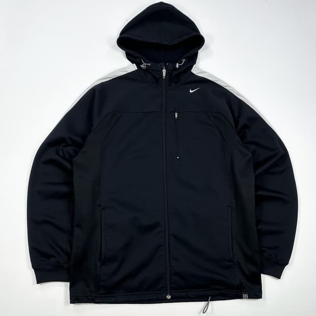 00s 나이키 써마핏 고프코어 후드집업 블랙 XL
