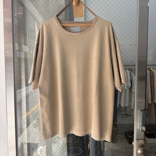 ALONE Distressed Oversized T-Shirt