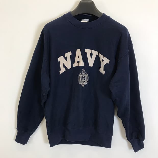 아웃스탠딩 헤비웨이트 NAVY 스웻셔츠 [S]