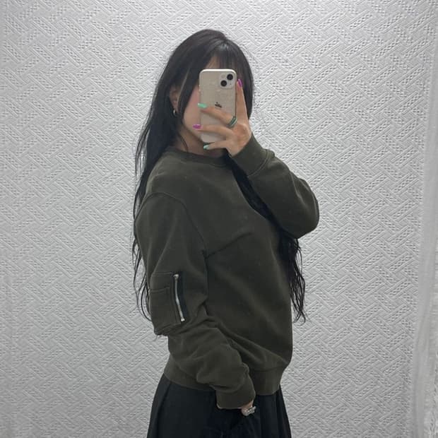 산드로 옴므 MA-1 맨투맨 스웻셔츠 95 C07322