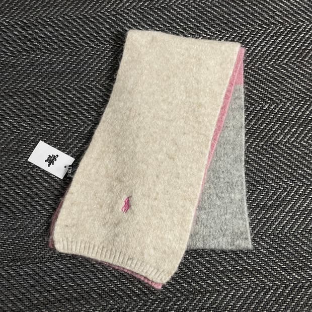 폴로 랄프로렌 포니 양면 울 머플러o 2874