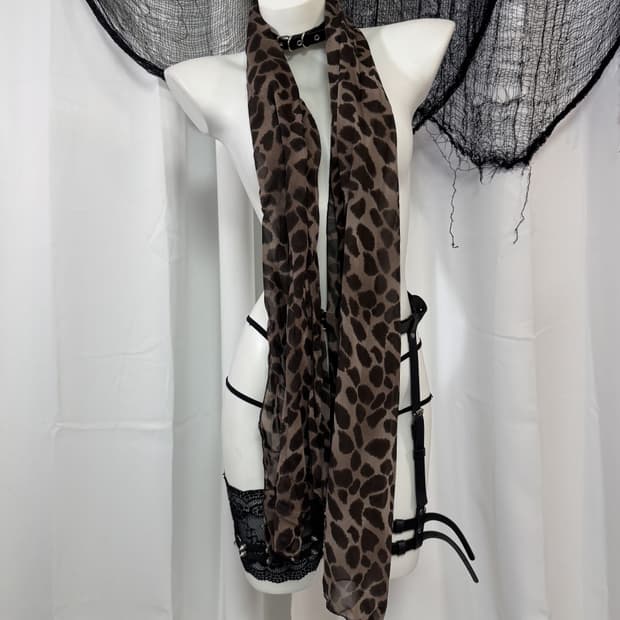leopard scarf