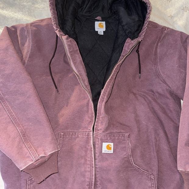 칼하트 후드집업 자켓 퍼플