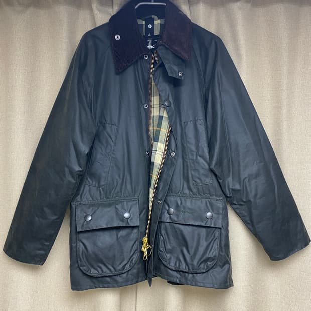 [36] 바버 비데일 왁스자켓 세이지