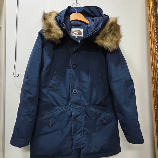 [노스페이스 화이트라벨 메리덴 덕다운 패딩 점퍼 90