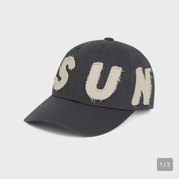 썬러브 Cut Off Capital Cap Charcoal