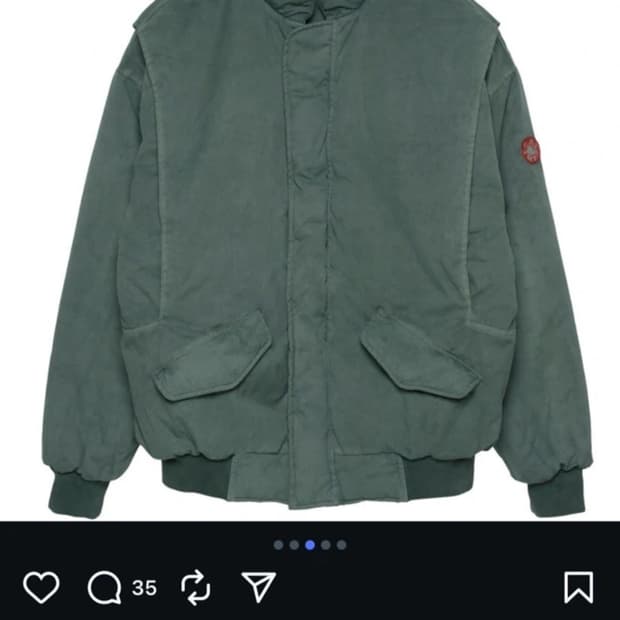 카브엠트 19AW 오버다이 리버시블 집 봄버 자켓 XL
