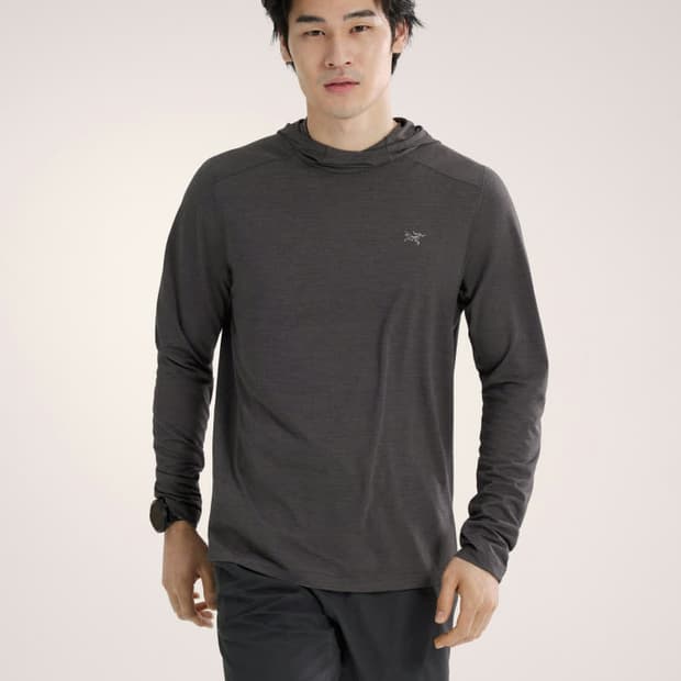 Arcteryx cormac hoodie black heather m