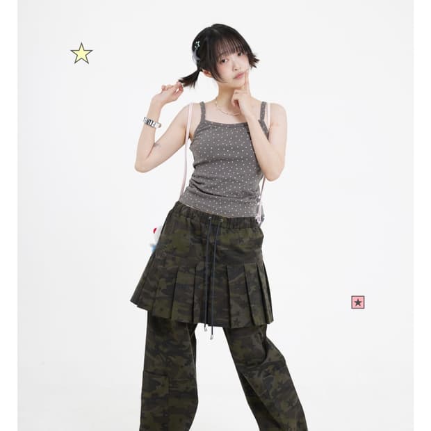 Fluffyhaus 플러피 하우스 - skirt pants 스커트 팬츠