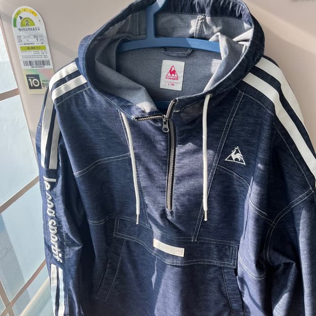 르꼬끄 Le Coq  데님 후드집 아노락 자켓 XL