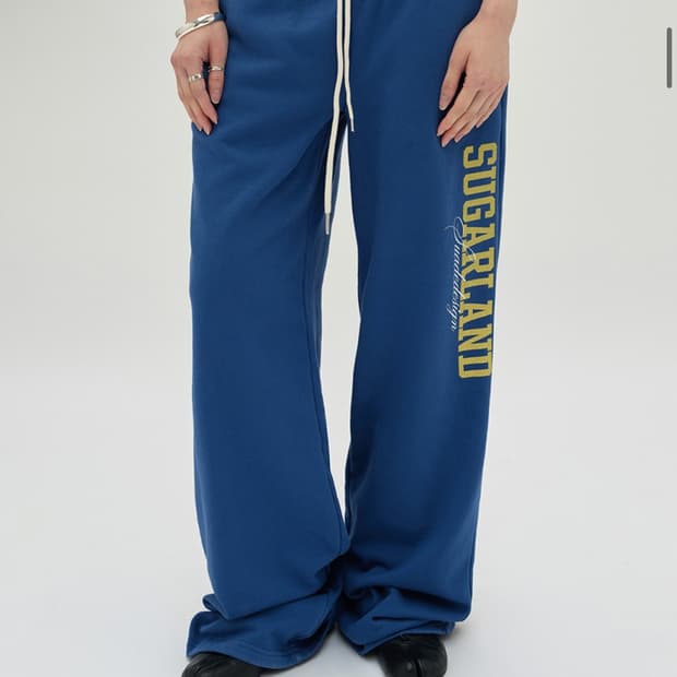 새상품) 스웨이드 SUGARLAND SWEAT PANTS [BLUE]