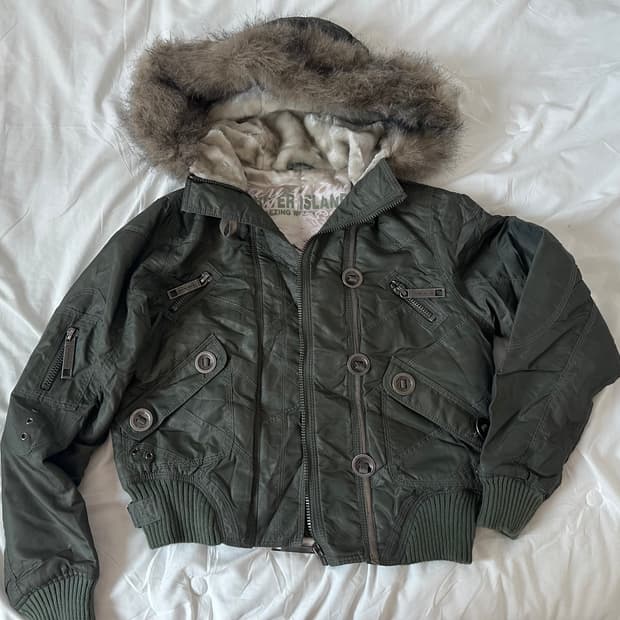 리버아일랜드퍼후드 자켓