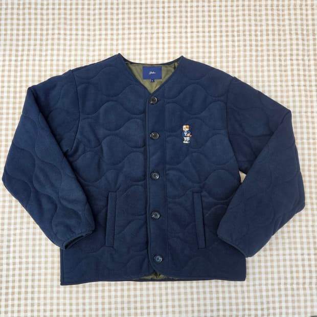 예일 플리츠 퀼팅 자켓 남자100