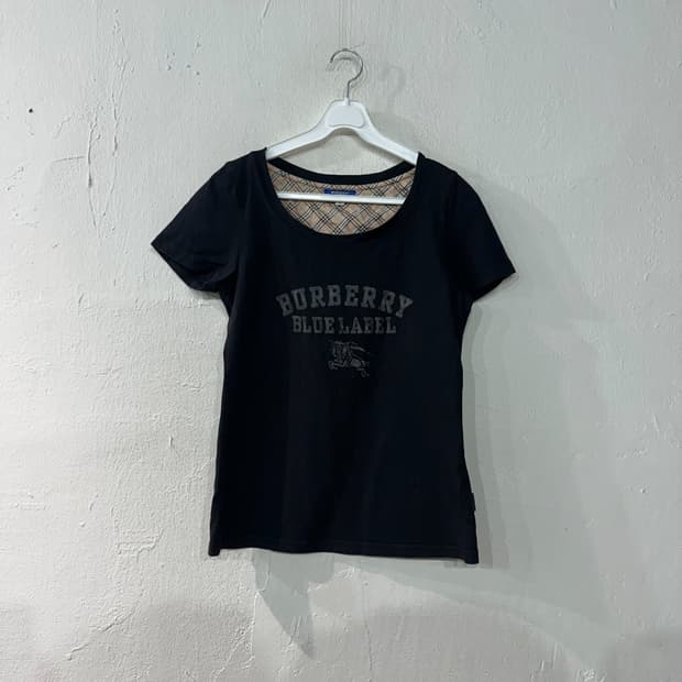 버버리 블루라벨 Y2K 반팔티 S