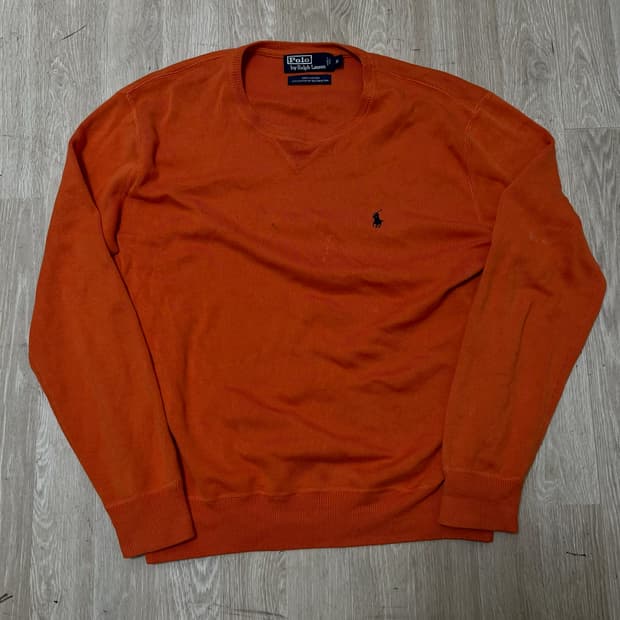 폴로 랄프로렌 코튼 브이넥 니트 S/90 