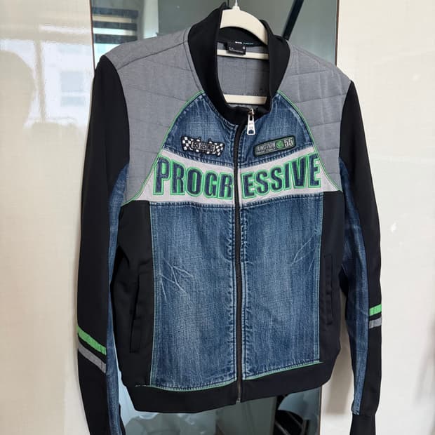 EXR 레이싱 데님 져지 / Y2K