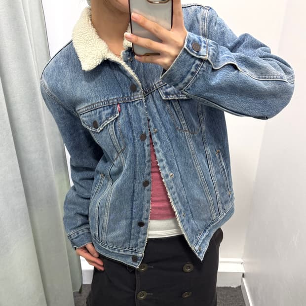 리바이스 쉐르파 데님 자켓