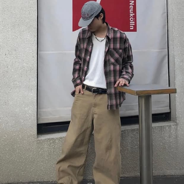 인템포무드 코튼 레이지 벌룬핏 팬츠