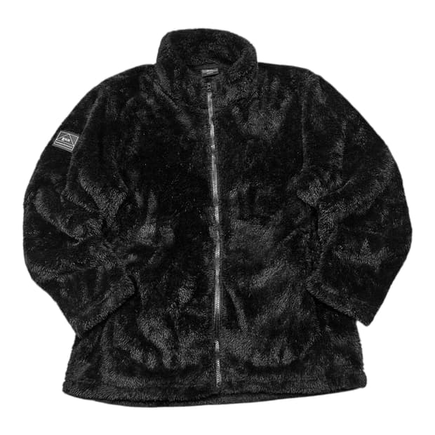 ✨ (바배) EXR 보아 퍼 블랙 플리스 집업