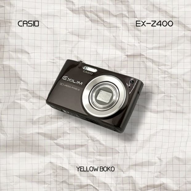 [수채감성] CASIO 카시오 엑슬림 EX-Z400 레트로 디지털 카메라