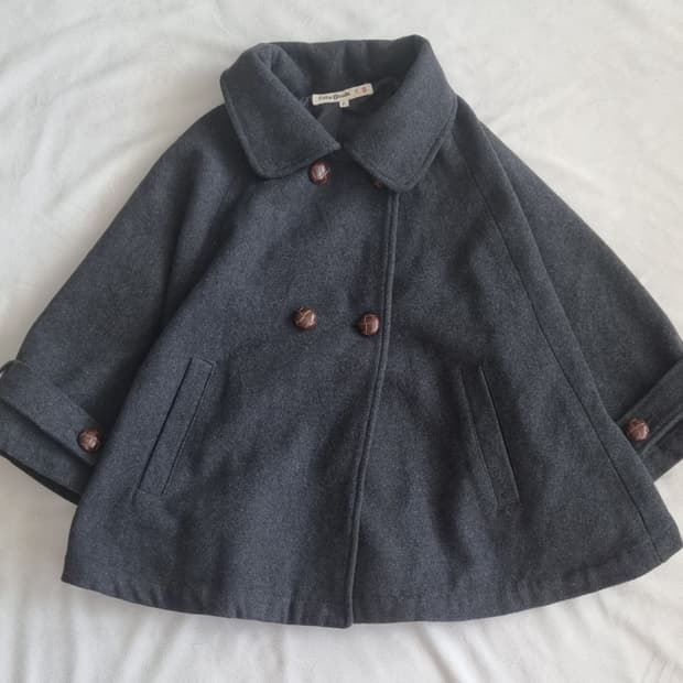 빈티지 모리걸 하구미 케이프 망토 코트