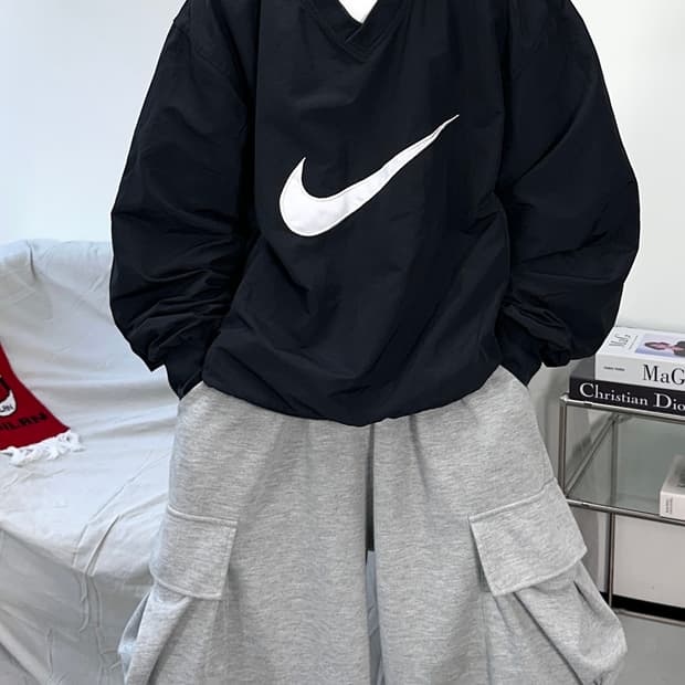 나이키 빅스우시 블랙 웜업 L
