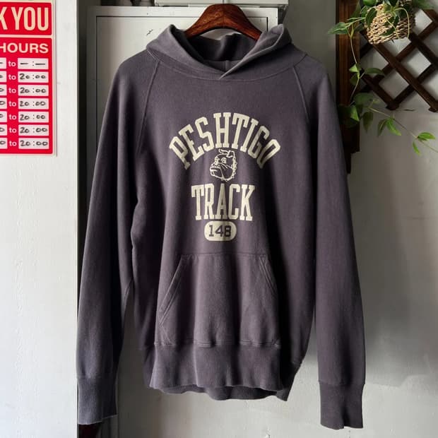 [M]WAREHOUSE 웨어하우스 불독 트레이닝 스웻 후드 티셔츠