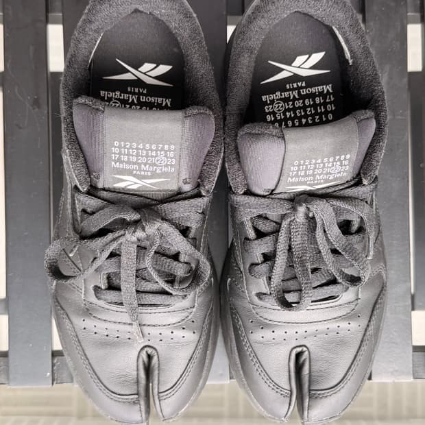 리복 메종 마르지엘라 콜라보 운동화 240mm 박스x