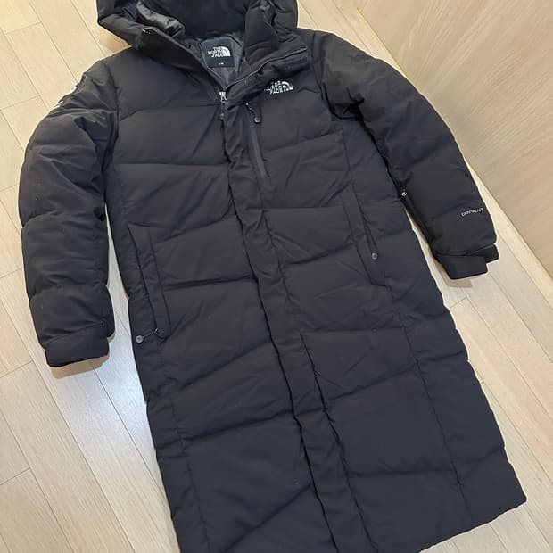 노스페이스 구스다운 거위털 롱패딩 90(S) 공용