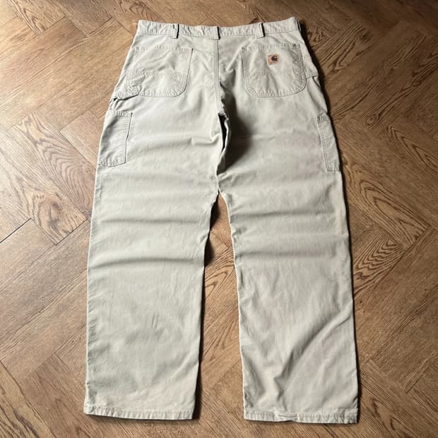 [38]칼하트 USA 탄 싱글니 카펜터 워크 팬츠