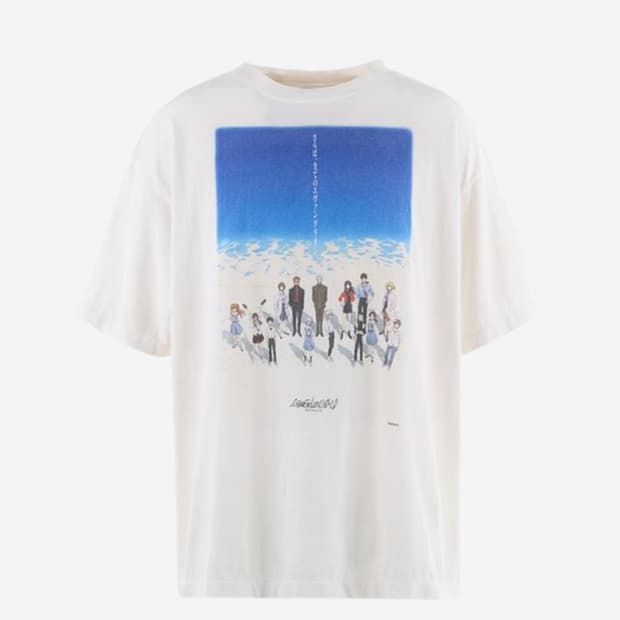 [XL] 세인트 마이클 x 에반게리온 x긱스 룰 숏슬리브 티셔츠 25ss