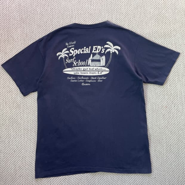 Anvil 앤빌 네이비 페이딩 반팔티셔츠 