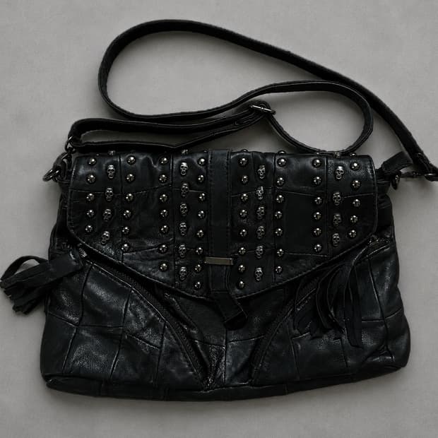 [Skull_veil] black Bag