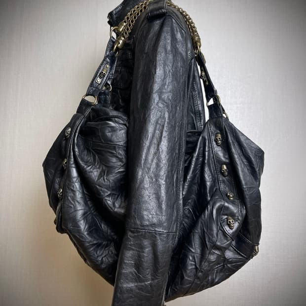 THOMAS WYLDE 스컬 레더백