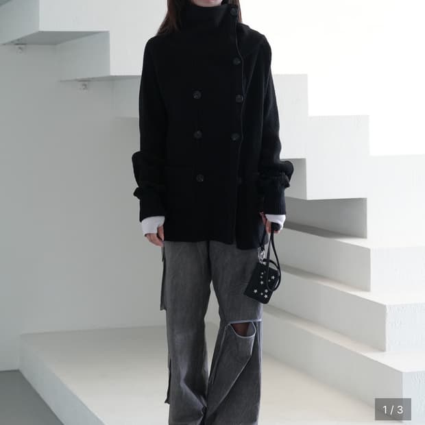 인앤양하모니 더블 버튼 가디건