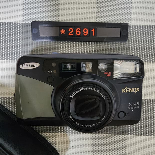 삼성캐녹스 Z 145 파노라마 필름카메라 파우치포함