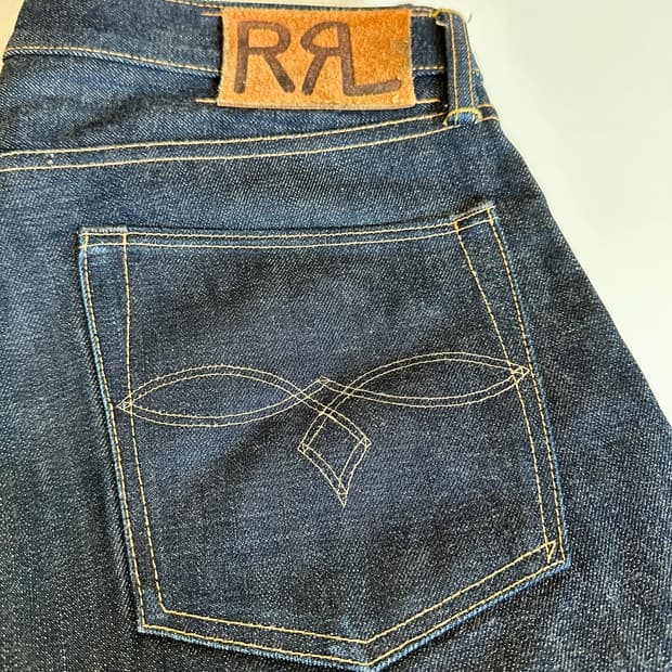 RRL 더블알엘 로우 스트레이트 리지드 32-32 신품급 올드 모델